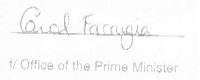 Carol Farrugia Signature