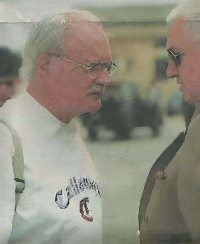 Cormac Boomer talking to Joseph Aquilina, father of Matthew