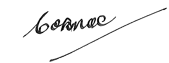 Signature of Cormac Boomer